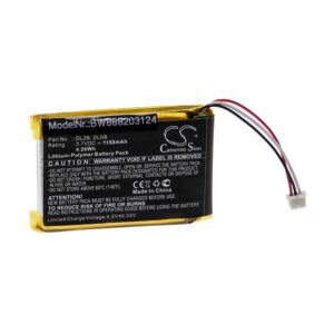 Bateria vhbw para Equipamentos Médicos 3GEN DL2B, DLIIB - 1150 mAh 3.7 V Li-polímero