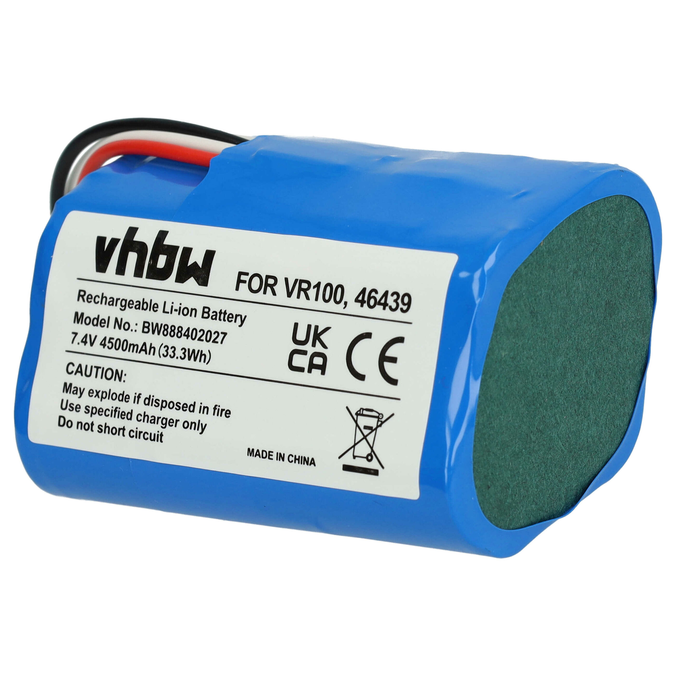Bateria vhbw compatível com Vorwerk 4500mAh, 7.4V, Li-Ion (PN46439, SCM61932) - Image 3