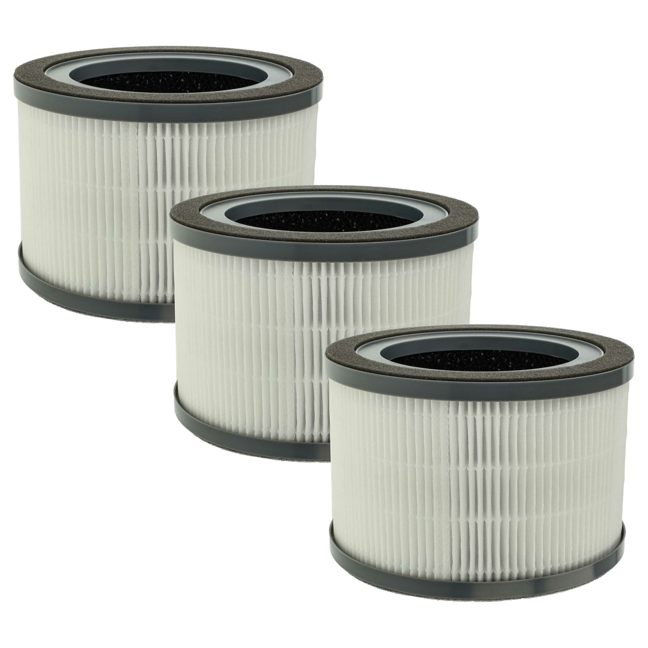 Pack de 3 Filtros para Purificador Levoit Vista 200-RF - Pré-filtro + HEPA + Carvão Ativado vhbw