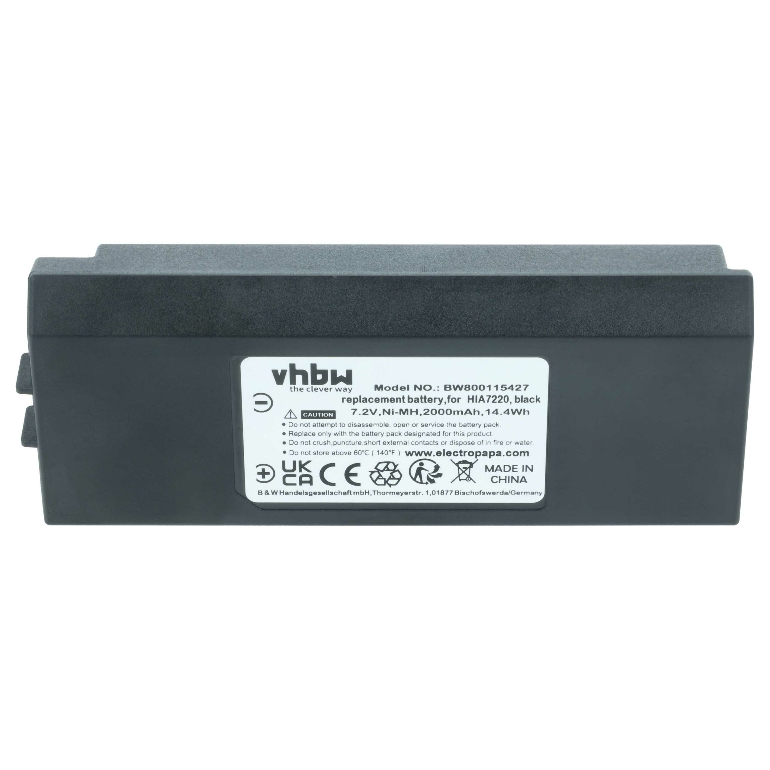 2x Bateria para Telecomando Hiab Olsberg XS Drive - 2000 mAh vhbw - Image 3