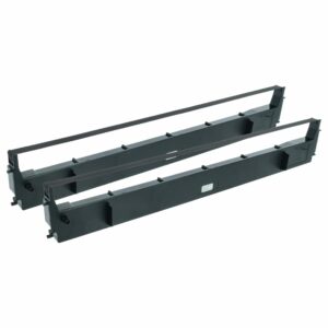 2x Fita de Tinta Compatível com Epson S015020, C13S015020 para Impressora Matricial e de Recibos - Preta