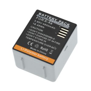 Bateria de substituição para câmaras de segurança Arlo vhbw 4800 mAh 3.85 V Li-polímero