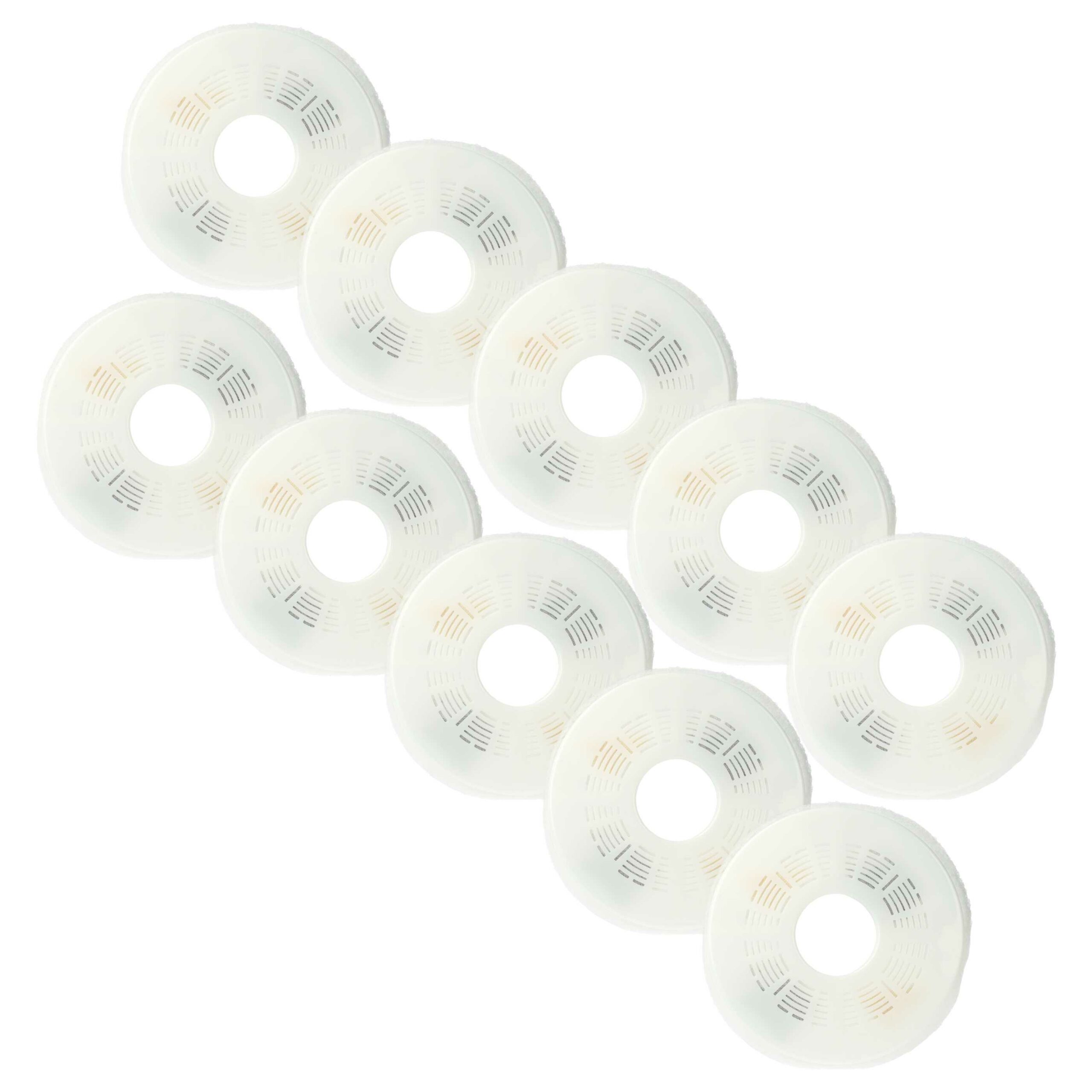 10x Filtros de Substituição vhbw para Catit 50029 - Fonte de Água para Animais de Estimação