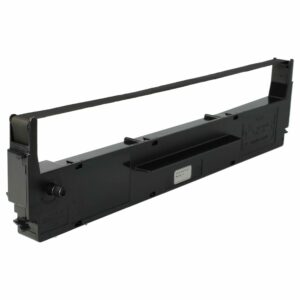 Fita de Tinta Compatível com Epson C13S015021, S015637 para Impressoras Matriciais IBM e Recibos - Preta