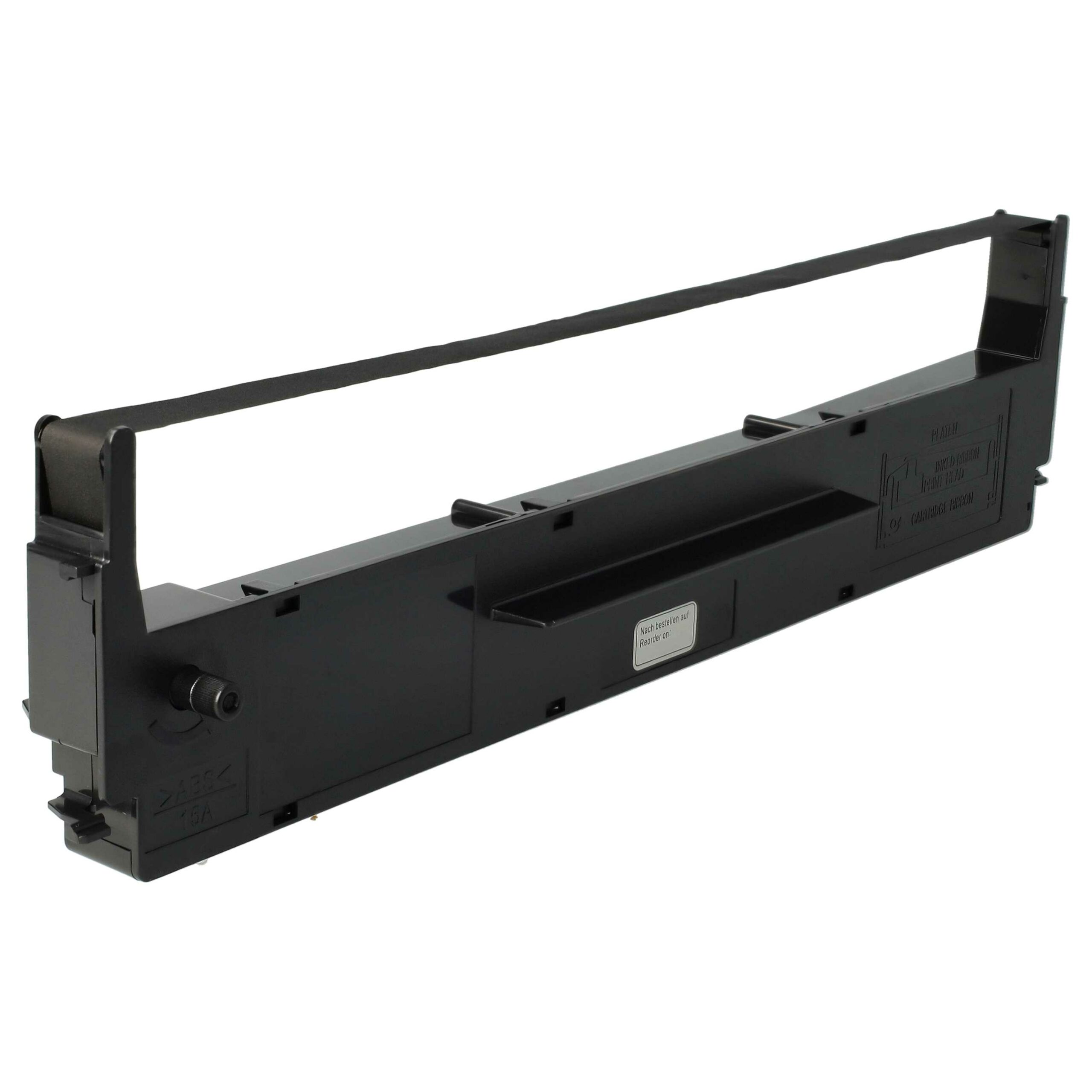Fita de Tinta Compatível com Epson C13S015021, S015637 para Impressoras Matriciais IBM e Recibos - Preta