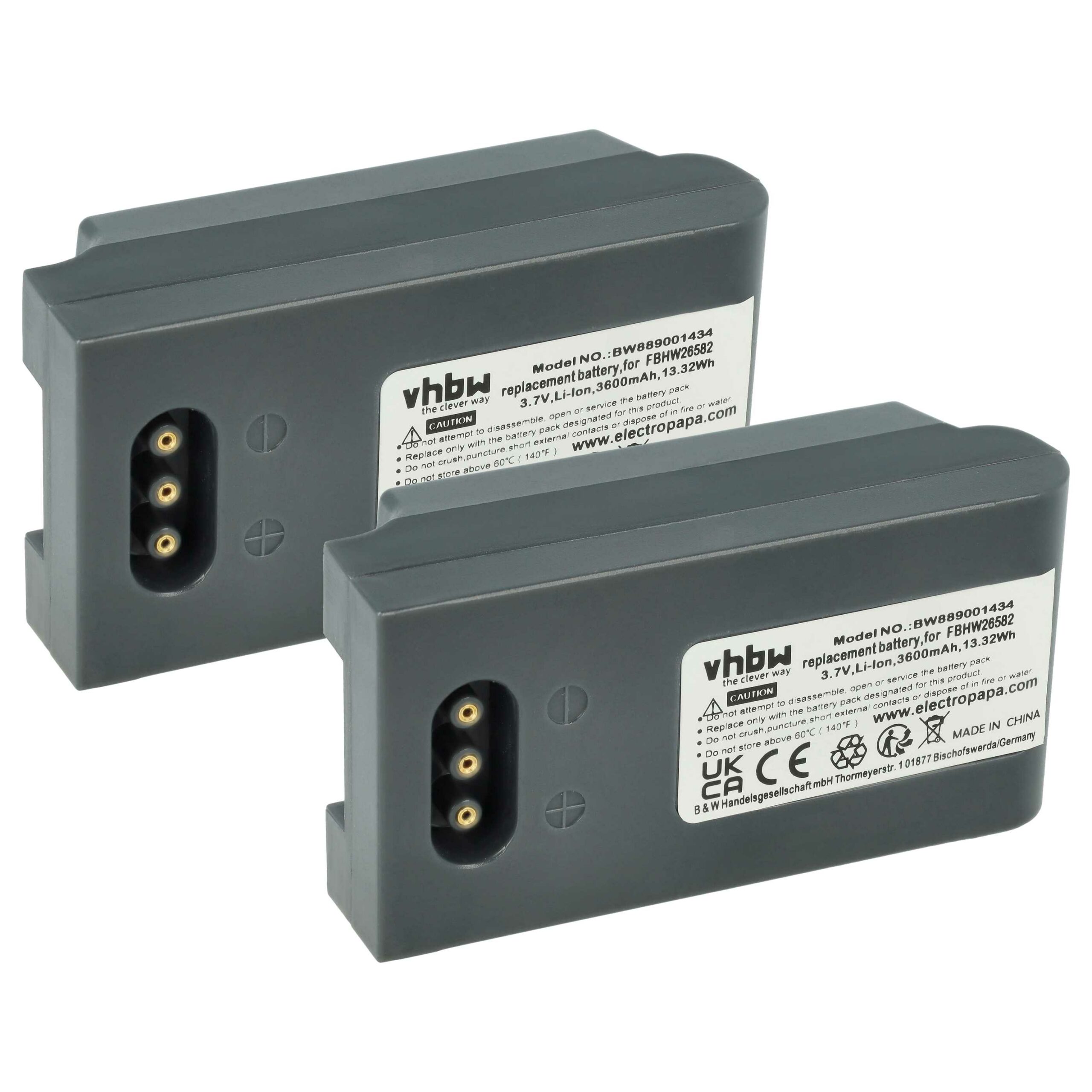 Bateria para Computador Portátil 2x Compatível com Höft & Wessel FBHW26582 - 3600mAh, 3.7V