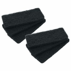 Pack 6x Filtros de Carvão Ativado vhbw para Caixas de Lixo e Resíduos Rotho - Compatível com Referência 6397208080
