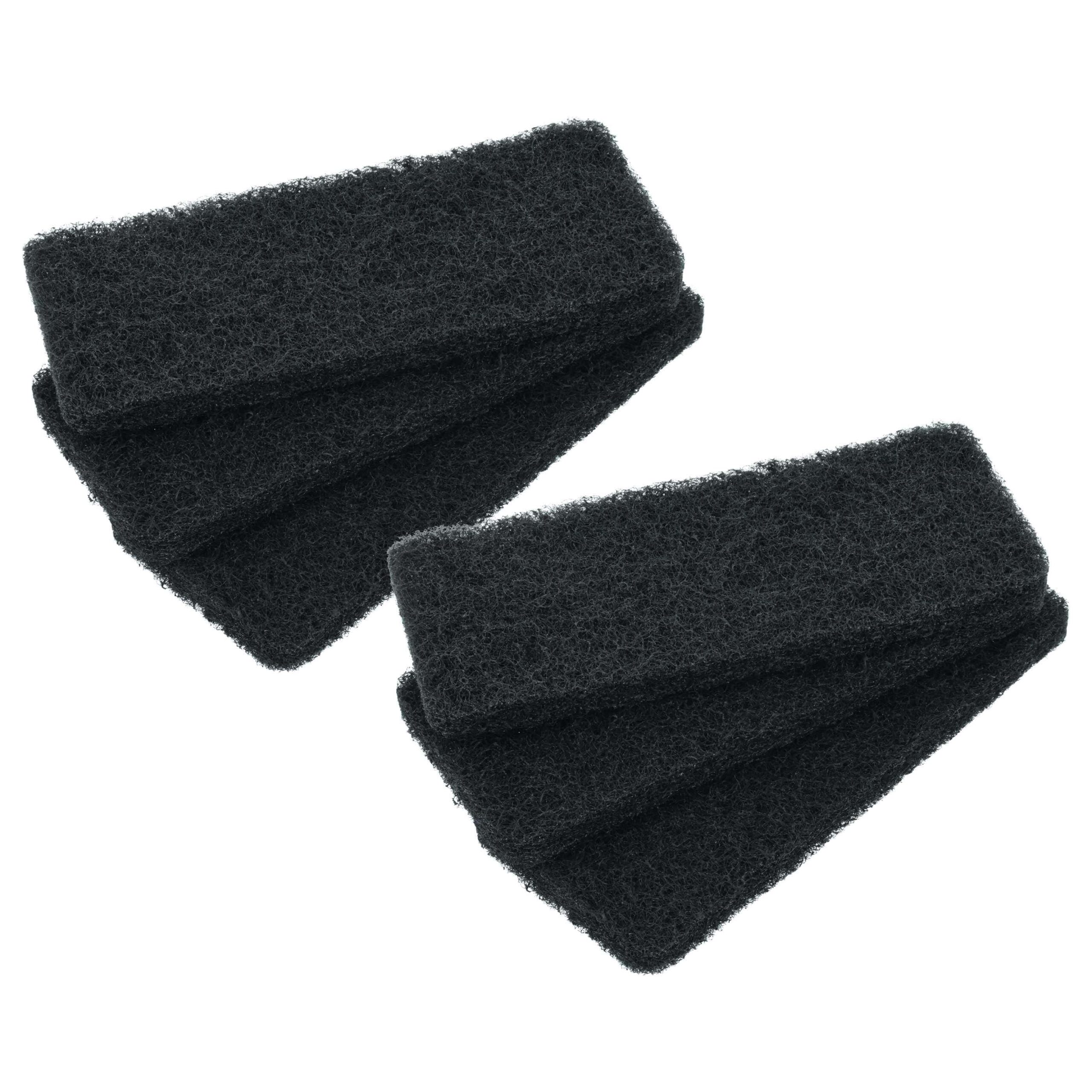 Pack 6x Filtros de Carvão Ativado vhbw para Caixas de Lixo e Resíduos Rotho - Compatível com Referência 6397208080