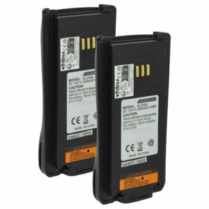 Bateria de Rádio vhbw 2x 2000 mAh 7.4 V Li-Ion para HYT BL2006Li, BL2008, BL2006, BL2503