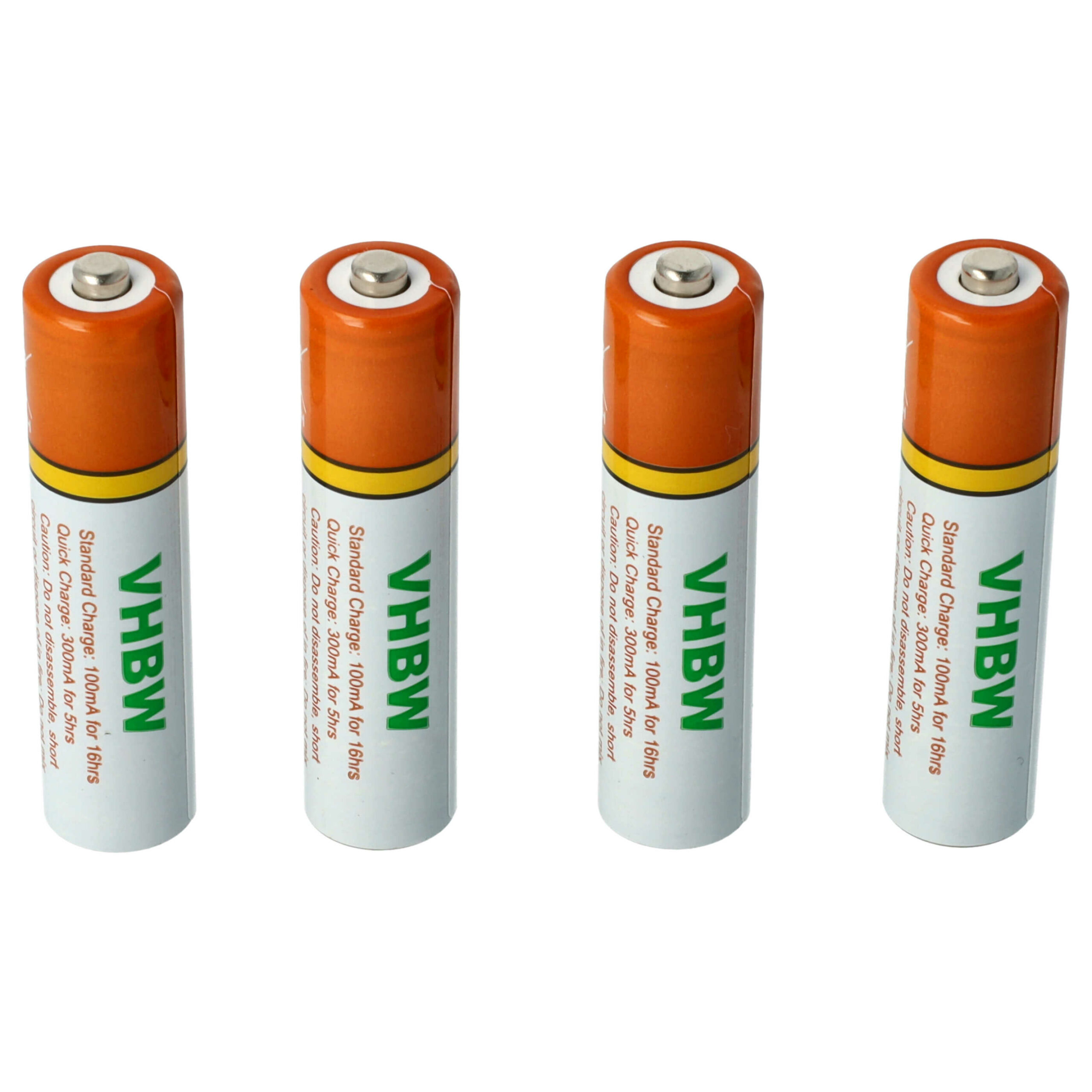 Conjunto de 4 Baterias vhbw para Telefones DECT Philips, Grundig, Sennheiser - 1000 mAh 1.2V NiMH - Image 2