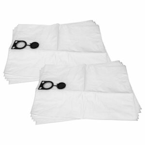 10x Sacos para Aspirador compatíveis com Metabo 631754000, 631629000 - Fleece vhbw