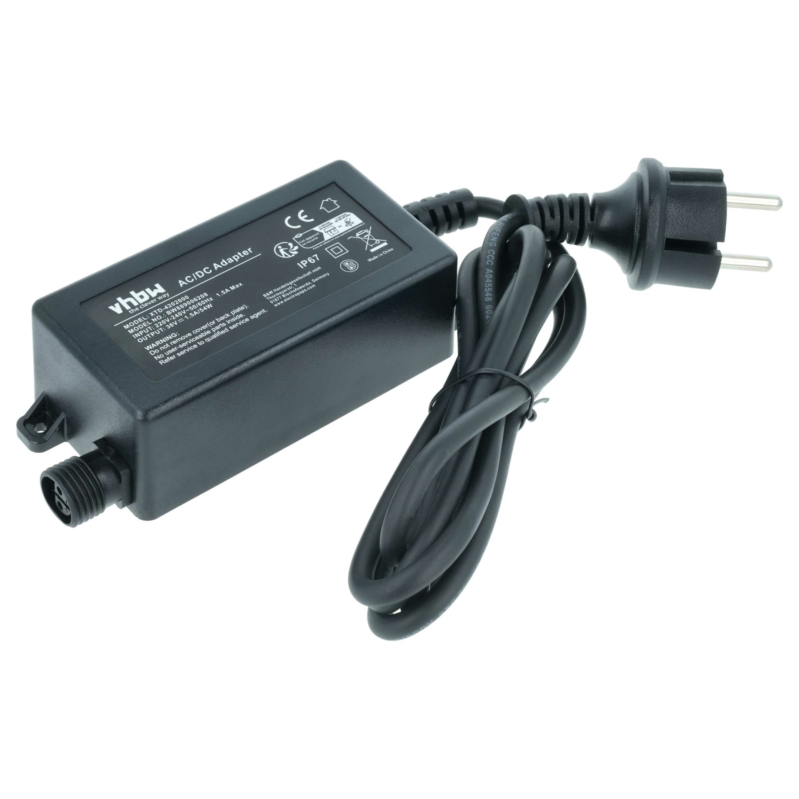 Adaptador de Alimentação para Estação de Carregamento de Robô Cortador de Relva Al-Ko 442547 - vhbw - Image 2