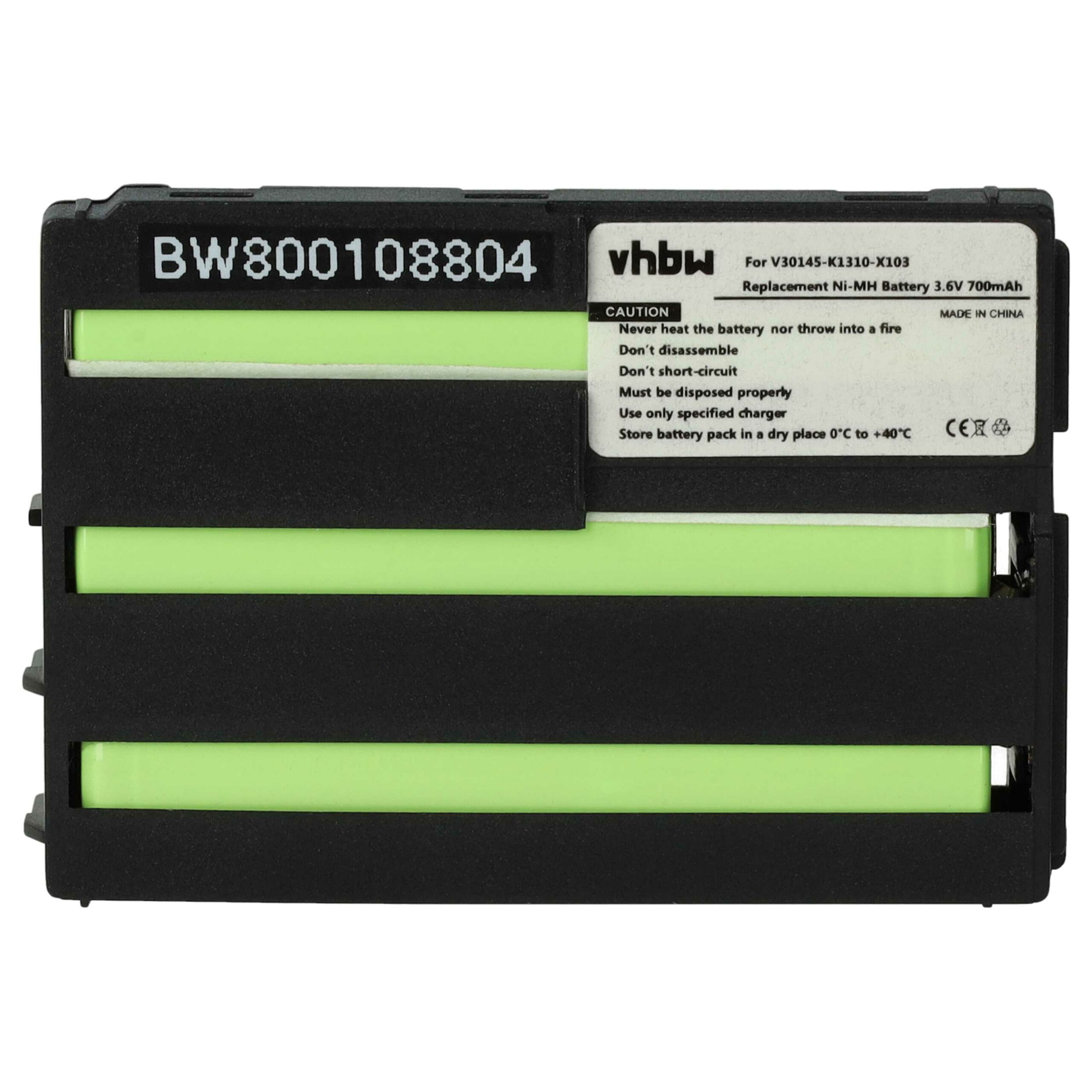 Bateria vhbw para Siemens C25, C28 - 700 mAh 3.6 V NiMH