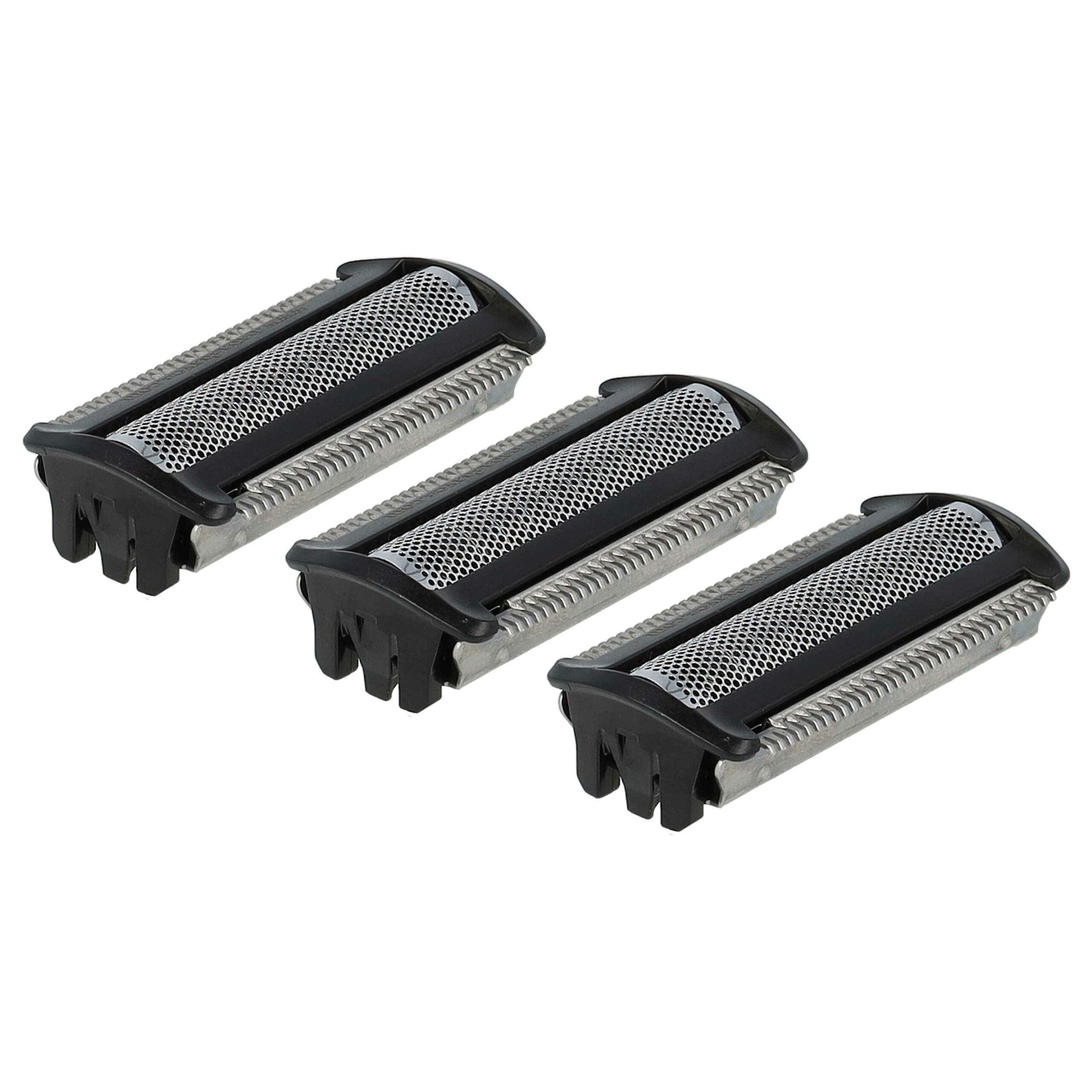 3x Cabeças de Barbear Compatíveis com Philips HQ1072/01, 420303551110 - vhbw