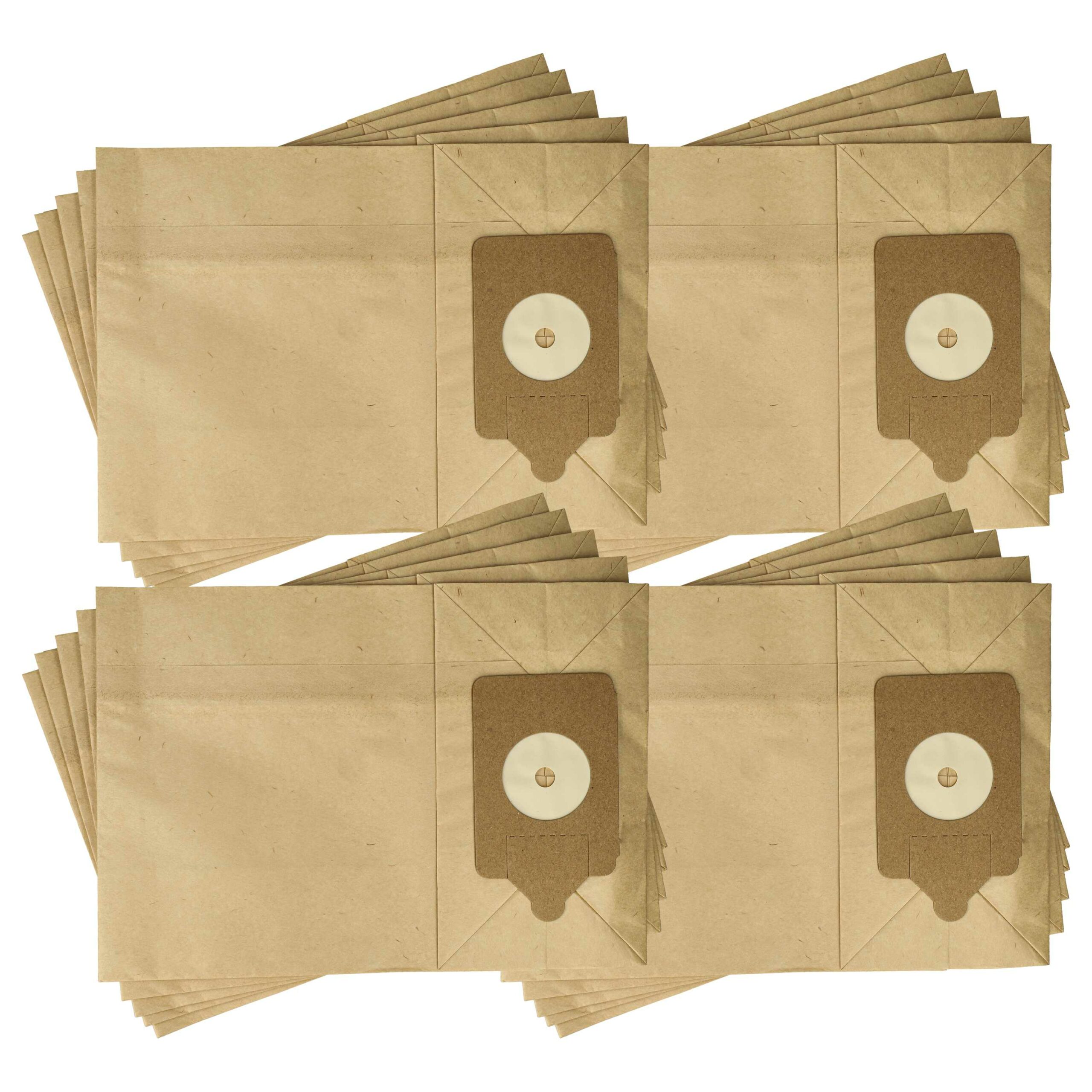 20x Sacos para Aspirador Numatic NVM-1C/2, 604100 - Papel vhbw