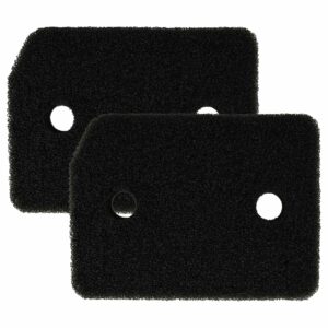Jogo de Filtros de Esponja (2x) para Máquina de Secar Miele 09164761, 00916476100017 - vhbw