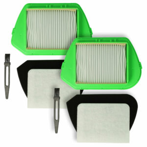 Kit Filtro + Escova 8 Peças vhbw para Rowenta ZR005501, ZR005401 e Aspiradores Moulinex