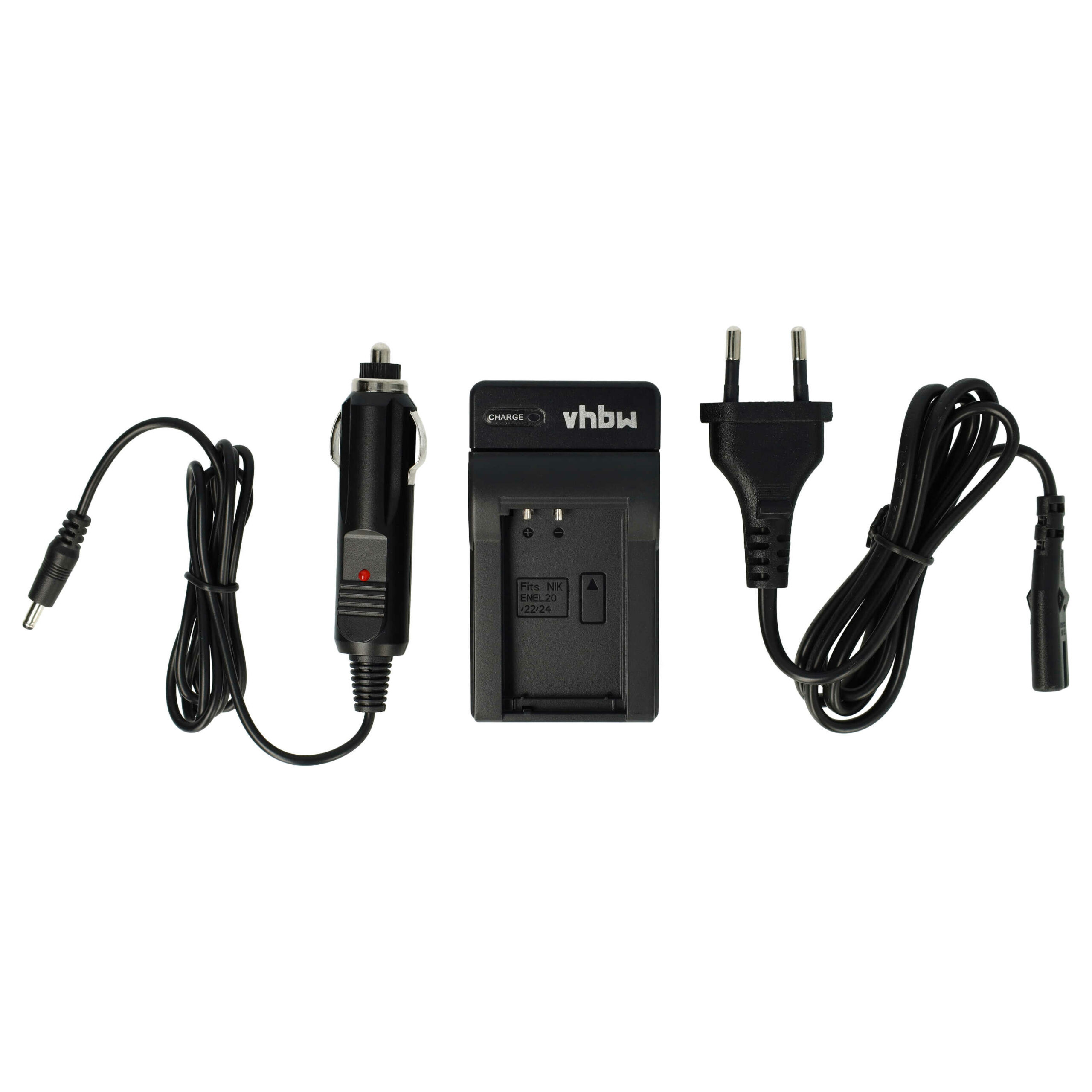 Carregador vhbw para Nikon Coolpix AW1 - 8.4V 0.6A com indicador LED