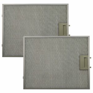 2x Filtro de Gordura Metálico de Longa Duração vhbw compatível com Bosch Siemens 00703537