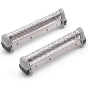 2x Lâmina Foil para Barbear Compatível com Remington SP69, RBL 5002, SP67 - com Moldura, Prata