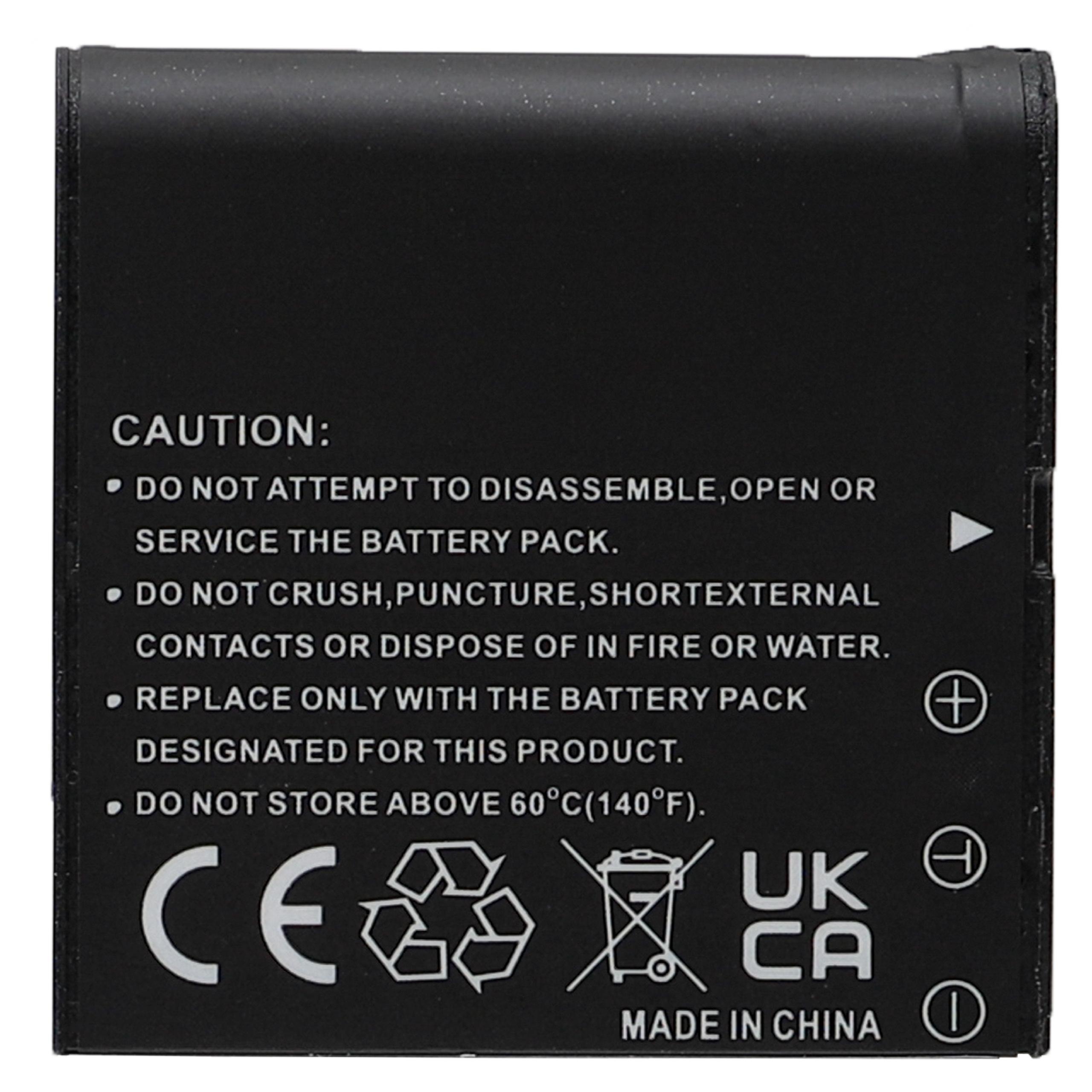 3x Bateria EXTENSILO NP-40DBA/NP-40/NP-40DCA - 1200mAh, 3.7V, Li-Ion para Câmaras Digitais - Image 2