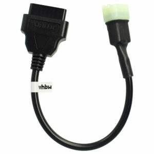 Adaptador OBD2 6 pinos para OBD2 16 pinos vhbw - Husqvarna, KTM 1190 RC8