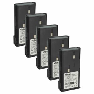 Bateria vhbw 5x para Rádio Bidatong BD-15-L - 1800 mAh 7.2 V NiMH