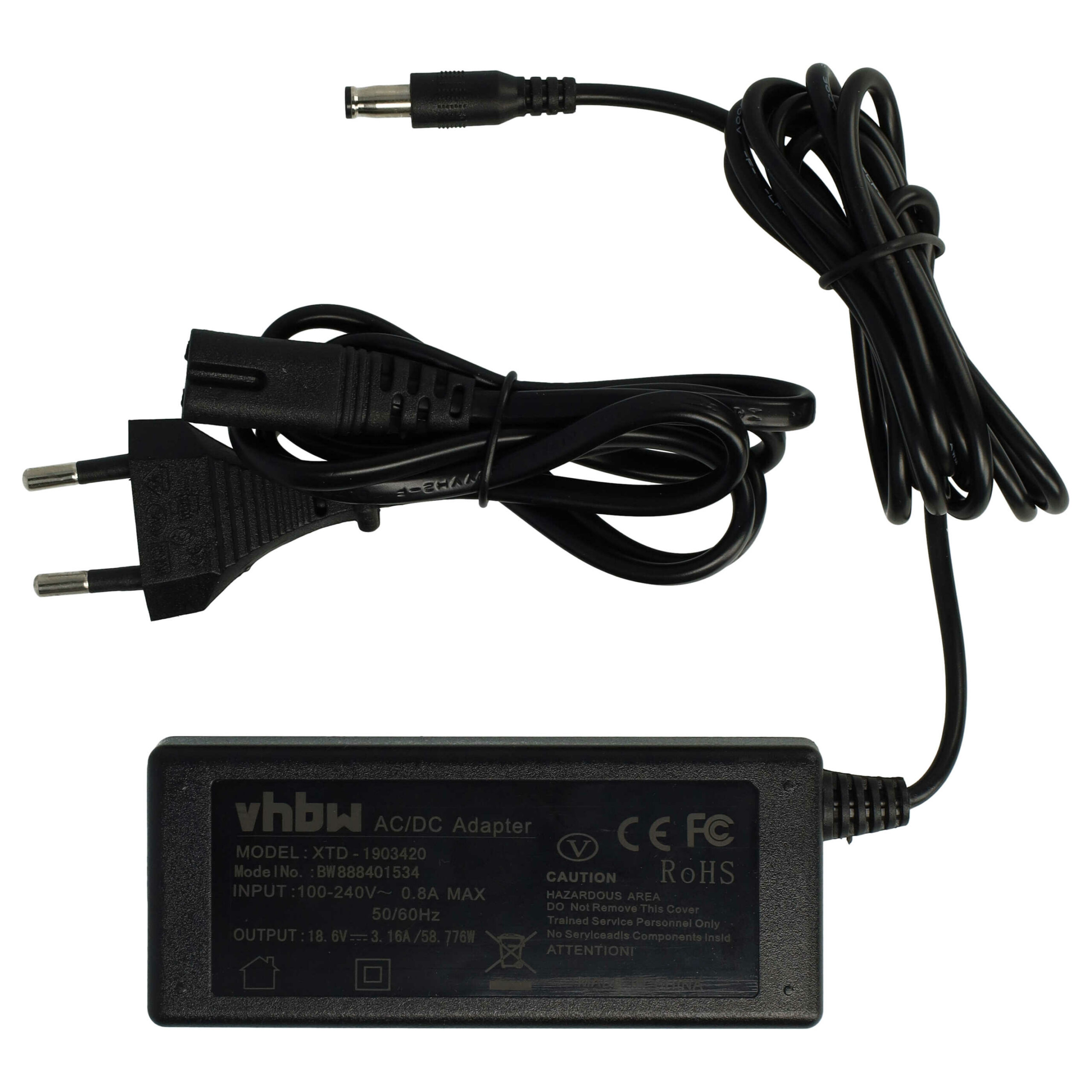 Carregador compatível com Philips 422245948191, CRP765/01 para aspirador robô Philips