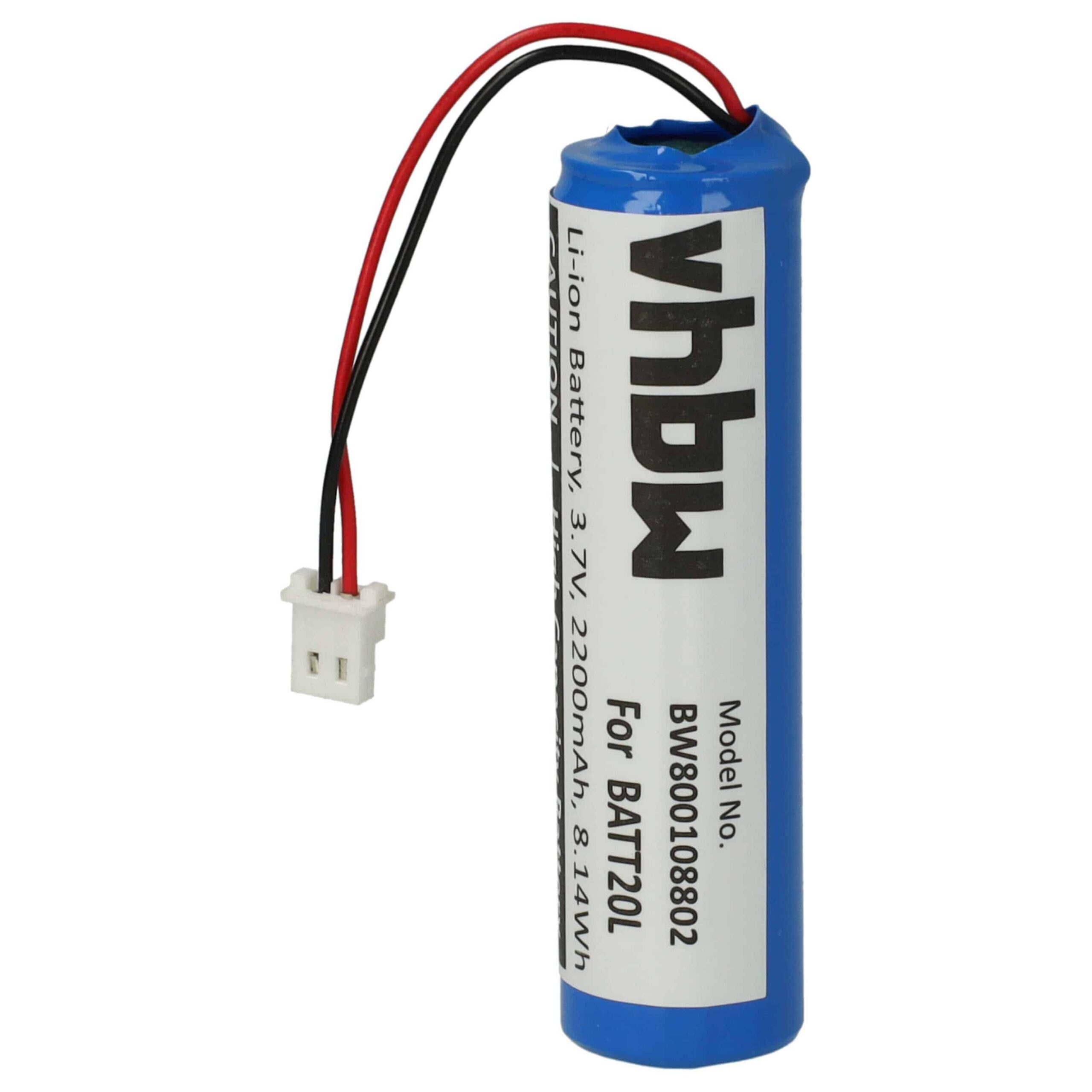 Bateria vhbw 3x BATT20L para Rádio DAB Midland - 2200 mAh 3.7 V Li-Ion - Image 2