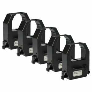5x Fita de Tinta Compatível Amano CE-315150, CE-315152 para Impressoras Matriciais e de Talões - Preto