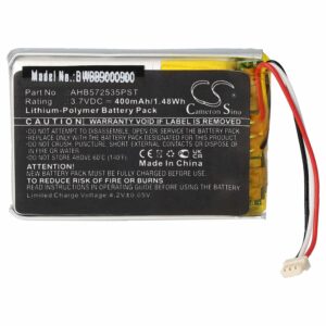 Bateria para Auscultadores sem Fios Jabra AHB572535PST - 400 mAh 3.7 V Li-polymer vhbw