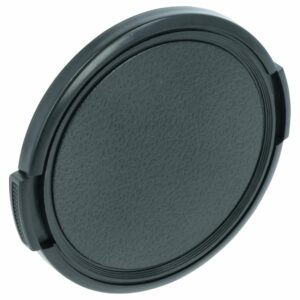Tampa de Objetiva 62 mm para Câmaras - com Asa Lateral, Plástico, Preto