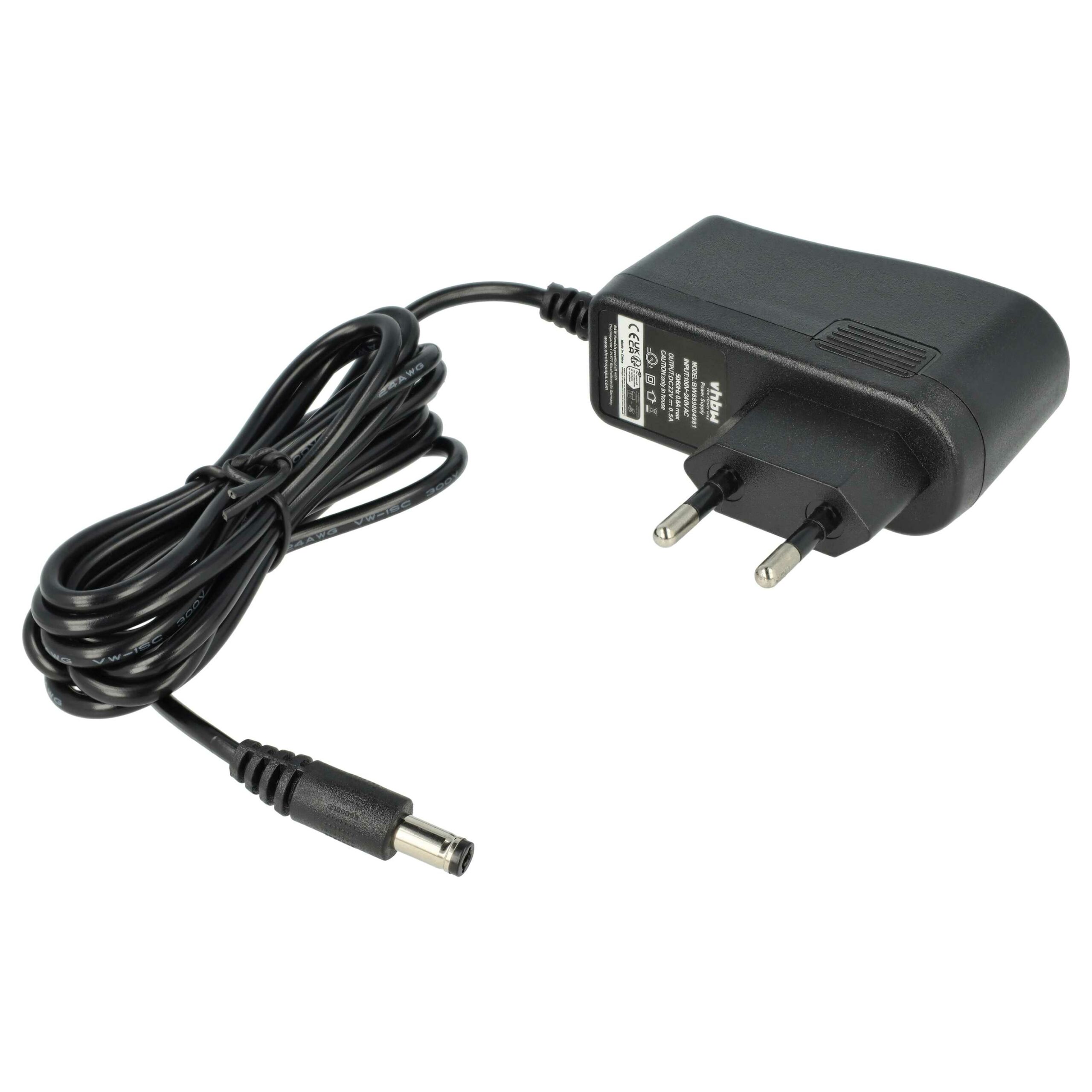Carregador compatível vhbw para Grundig, Bosch, Hoover - Aspirador sem fios portátil