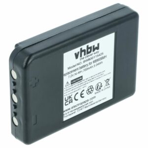 Bateria de Substituição vhbw para Comando de Telecomando Industrial Autec MBM06MH - 700 mAh
