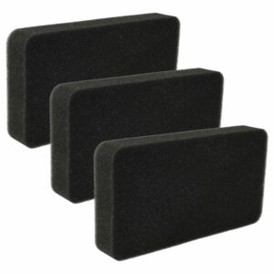 3x Filtros de Espuma vhbw Substitui Rowenta RS-RT3184 para Aspirador Rowenta