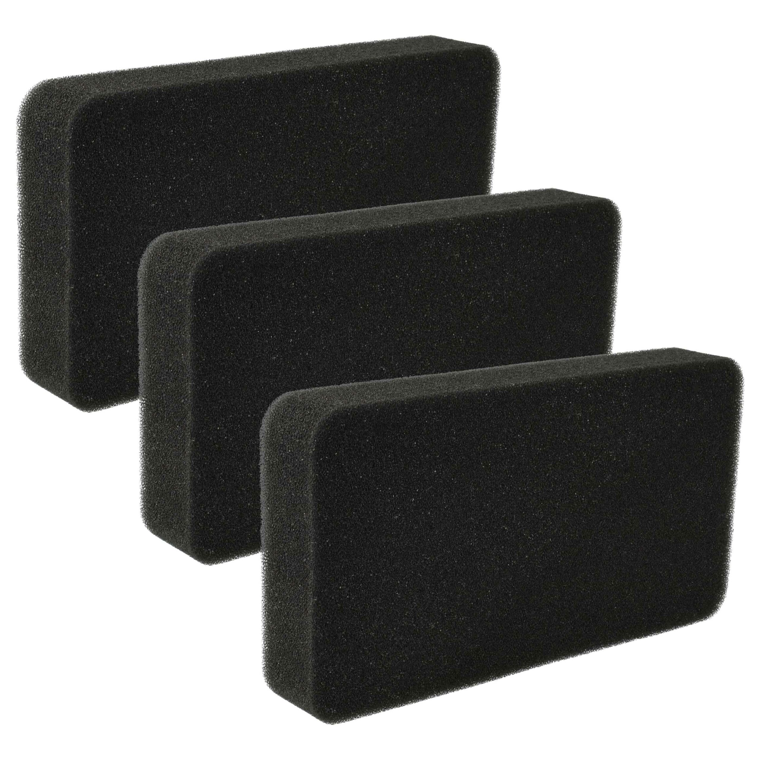 3x Filtros de Espuma vhbw Substitui Rowenta RS-RT3184 para Aspirador Rowenta