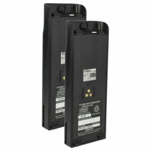2 Baterias de Substituição para Motorola NTN7143, NTN7143CR, NTN7143B, NTN7143A - 2300 mAh 7.5 V NiMH + Clip de Cintura