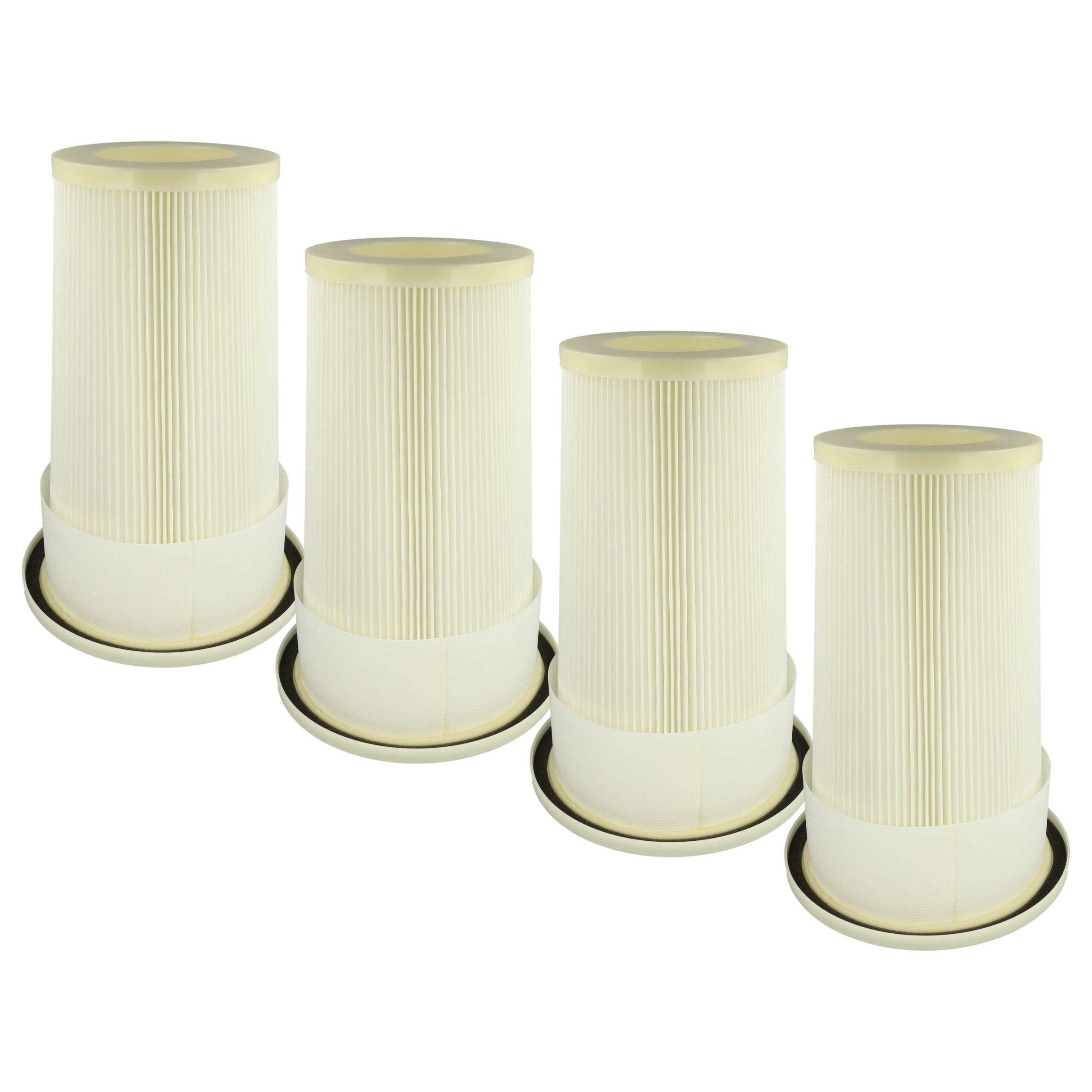 Conjunto de 4 Filtros Filterfine para Aspirador Dustcontrol 42028, Branco