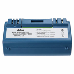 Bateria vhbw compatível com iRobot 2500mAh 14.4V NiMH (substitui SP385-BAT, SP5832, 14904)