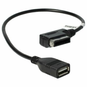 Cabo de Áudio USB para Audi, Seat, Skoda, VW - Adaptador AMI, 16 cm
