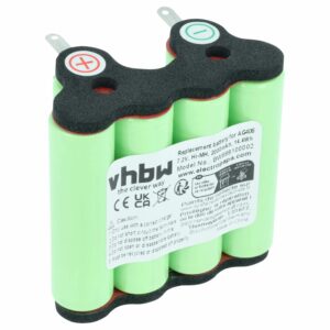 Bateria vhbw 7.2V 2000mAh NiMH para AEG Electrolux (90016553200, 90005510600, 90016584800)