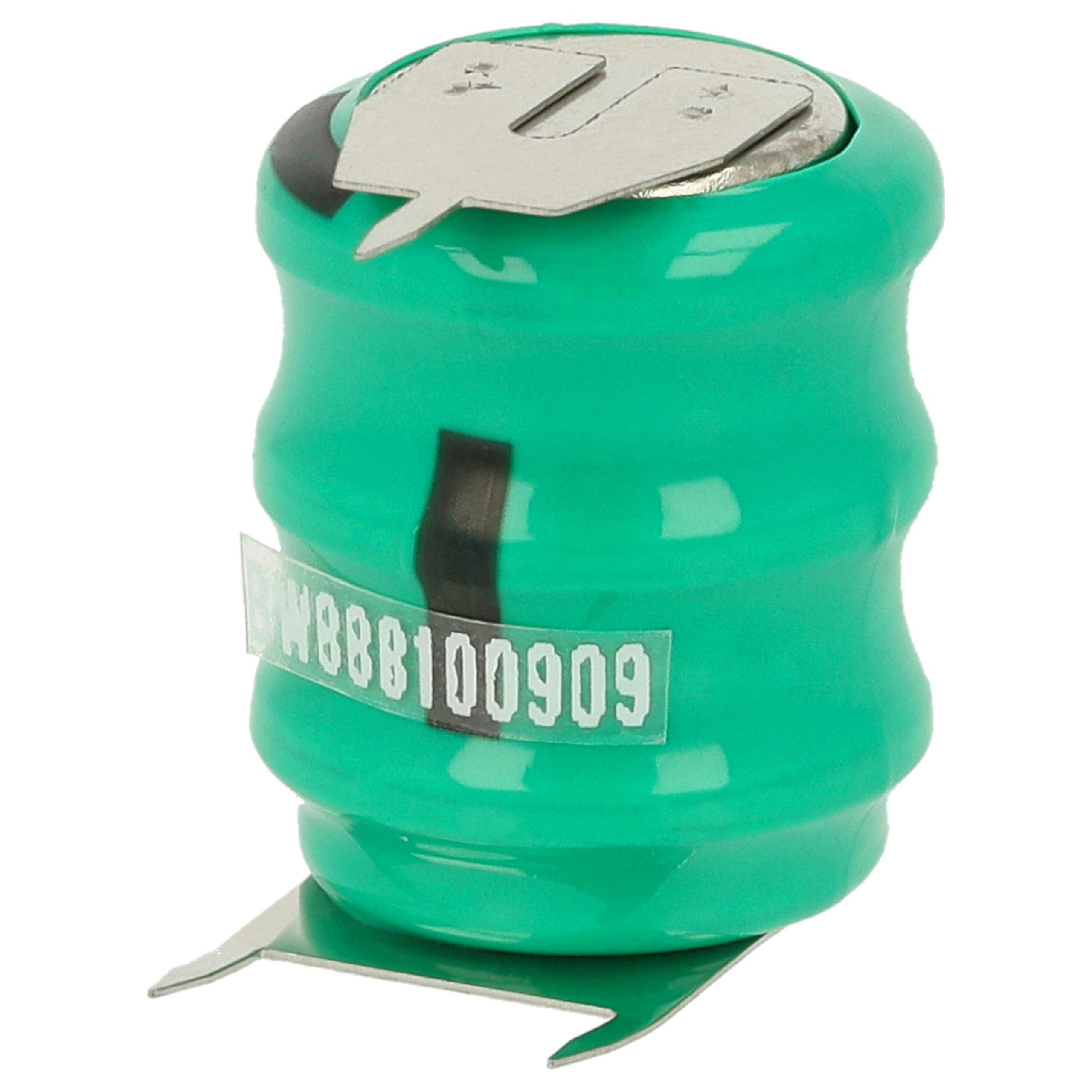 Bateria de Célula de Botão V80H 3 Pinos 80 mAh 3.6V NiMH vhbw - Image 2