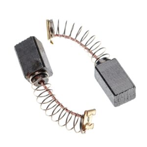 2x Escovas de Carvão de Substituição vhbw para Hitachi 999041, 999-041 - 6.5 x 7.5 x 12 mm