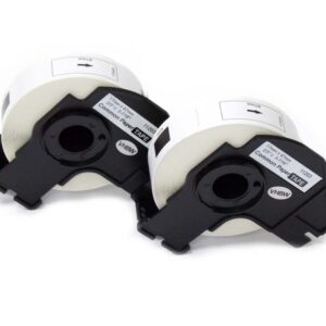 2x Rolo de Etiquetas Compatível Brother DK-11203 - 17 mm x 87 mm + Suporte