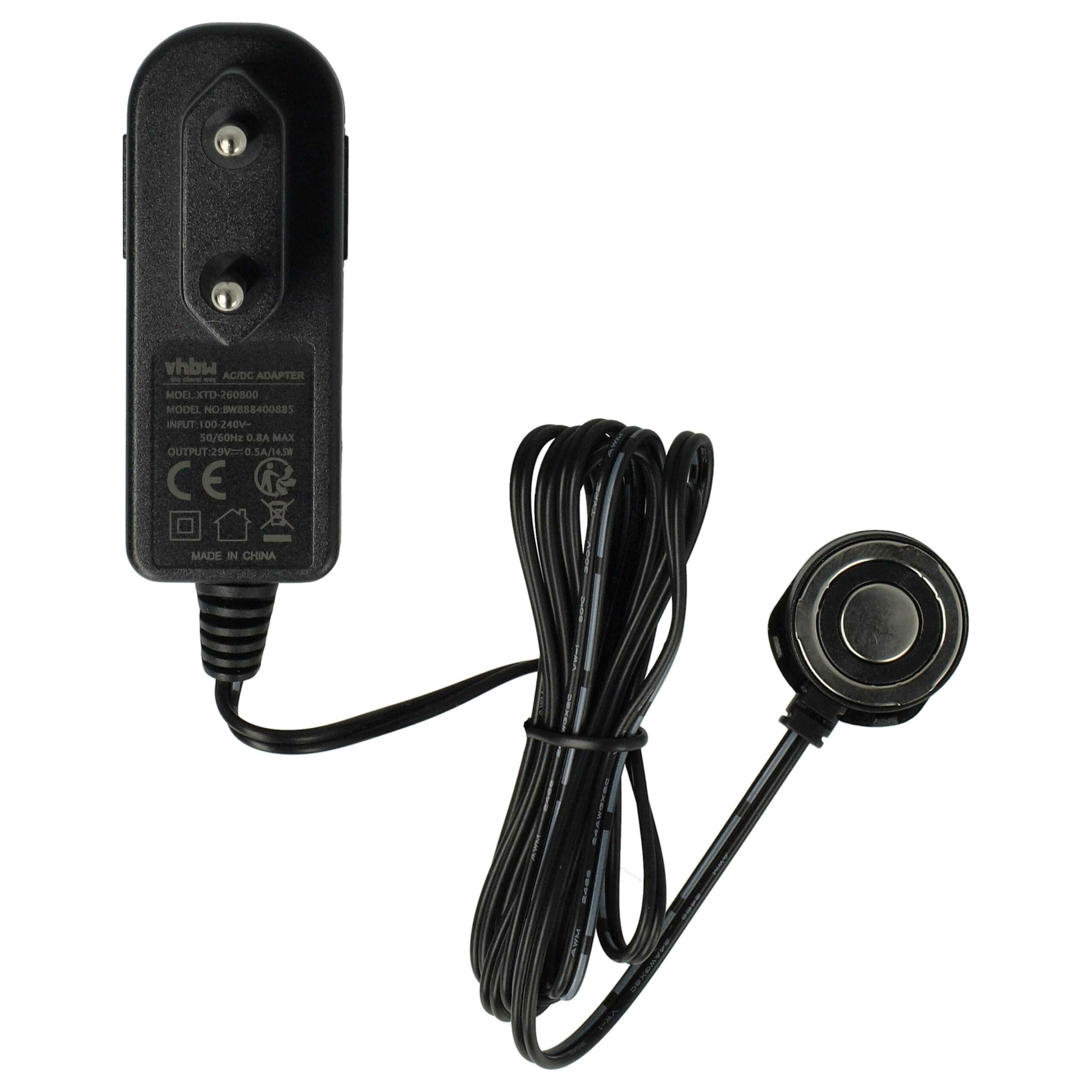 Carregador compatível vhbw para Philips ZD12D290050EU - Aspirador sem fios - Image 3