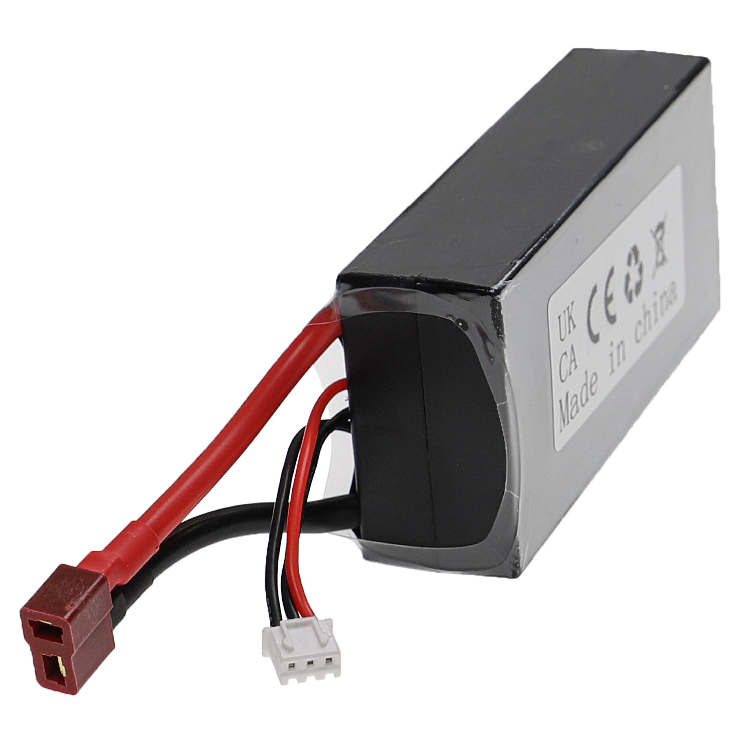 Bateria vhbw 4600 mAh 7.4 V Li-polymer com Conector T-plug - Image 3