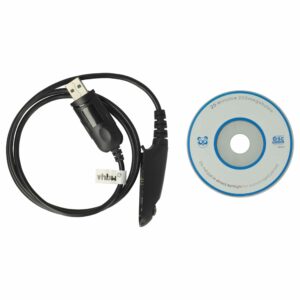 Cabo USB de Programação para Rádios Motorola WARIS, GP320, GP328, GP338 - vhbw