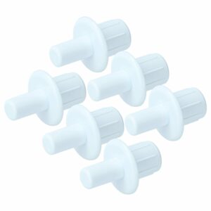 Pack de 6 Pernos para Congelador Bosch, Balay, Siemens - vhbw