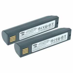 2x Bateria vhbw 2600 mAh 3.7V para Honeywell Scanner POS (substitui 100006732, 013283, 100000495)