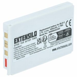 Bateria para Telemóvel Nokia BLD-3 - 1000 mAh 3.7 V Li-Ion EXTENSILO